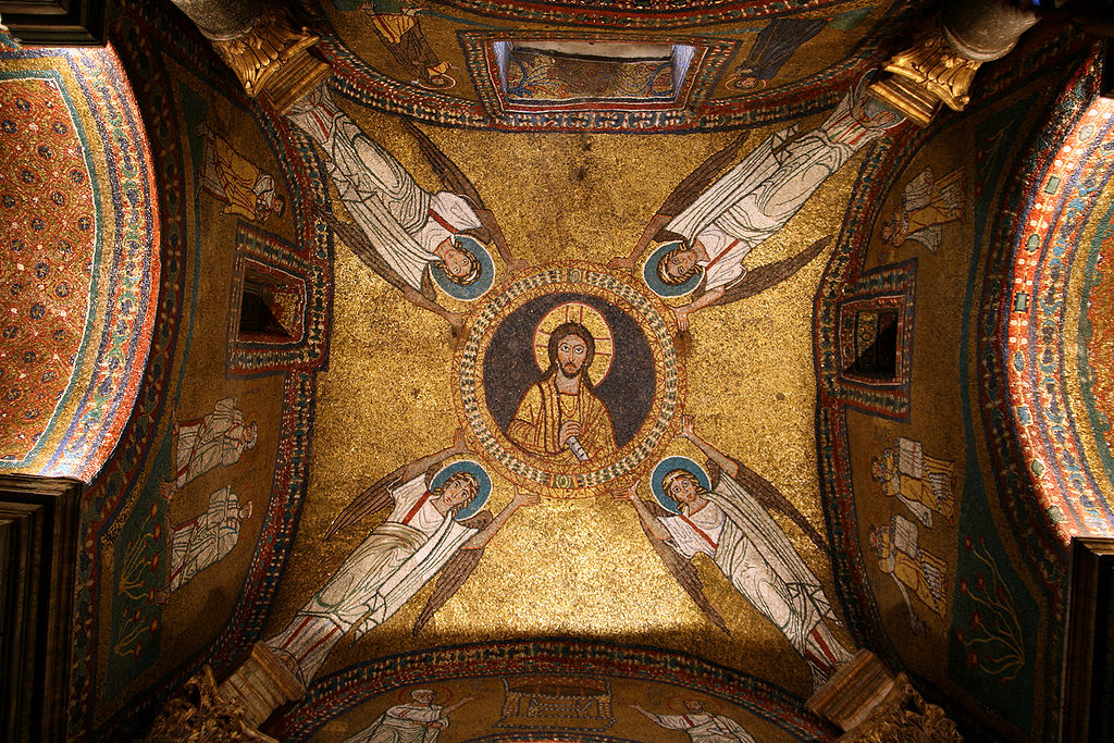 Mosaicos en la iglesia de Santa Práxedes de Roma